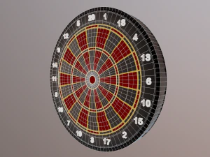 dartboard 3D Model