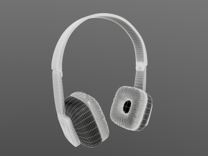 headphone b-w Modèle 3D