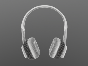 headphone b-w Modèle 3D