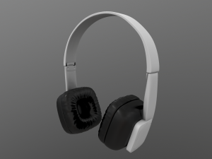 headphone b-w Modèle 3D