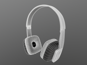 headphone b-w Modèle 3D