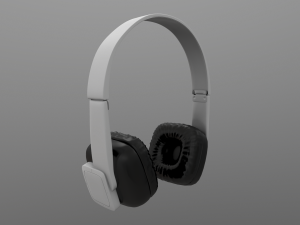 headphone b-w Modèle 3D