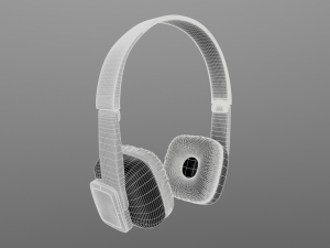 headphone b-w Modèle 3D