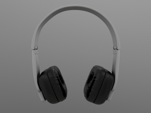 headphone b-w Modèle 3D