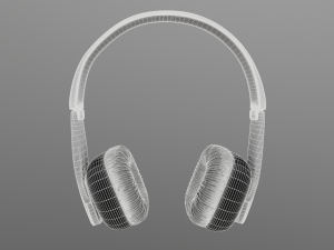headphone b-w Modèle 3D