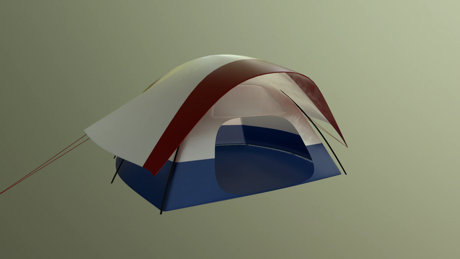camping tent - summer nights 3D Model .c4d .max .obj .3ds .fbx .stl .blend 