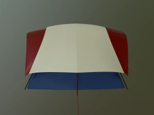 camping tent - summer nights 3D Model