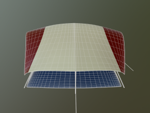 camping tent - summer nights Modello 3D