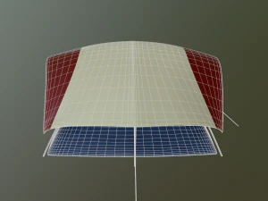 camping tent - summer nights 3D Model