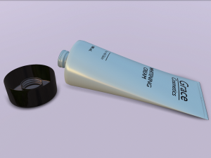 whitening cream - grace cosmetics 3D 모델