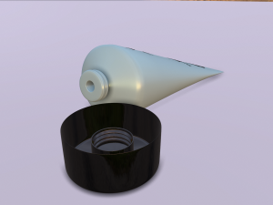 whitening cream - grace cosmetics 3D 모델