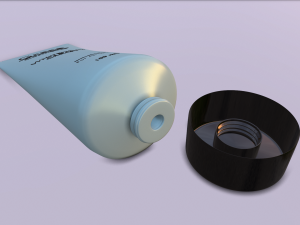whitening cream - grace cosmetics 3D 모델