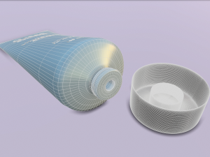 whitening cream - grace cosmetics 3D 모델