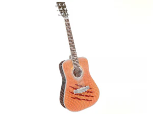 special acoustic guitar - asset high poly 3D Model
