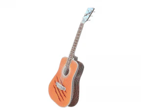 special acoustic guitar - asset high poly 3D Model