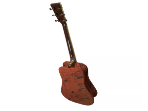 special acoustic guitar - asset high poly 3D Model
