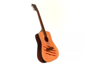 special acoustic guitar - asset high poly 3D Model