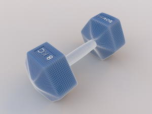 heros dumbbell 3D Model