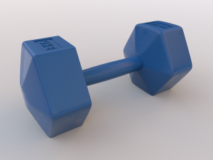 heros dumbbell 3D Model