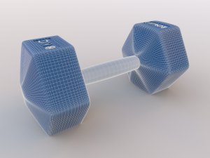 heros dumbbell 3D Model