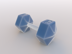 heros dumbbell 3D Model