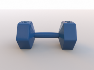 heros dumbbell 3D Model