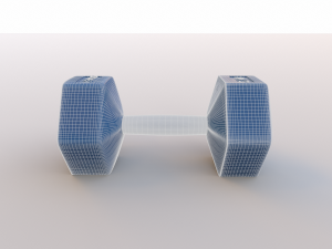 heros dumbbell 3D Model