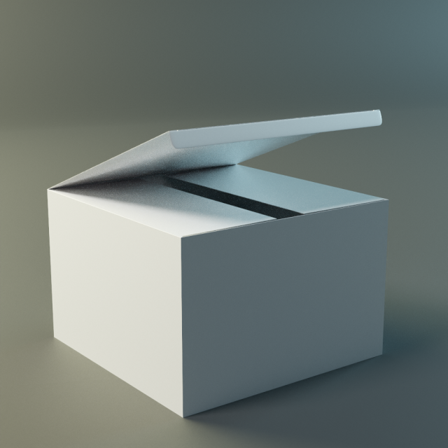 product box rectangular Model 3D .c4d .max .obj .3ds .fbx .stl .blend 