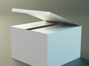 product box rectangular Model 3D