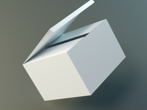 product box rectangular Model 3D