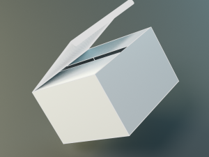 product box rectangular Model 3D