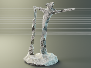 Geo man art 3Dモデル