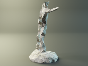 Geo man art 3Dモデル