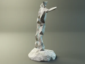 Geo man art 3D Model