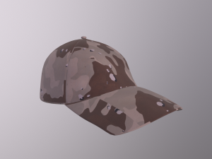 cap - como desert 3D Model