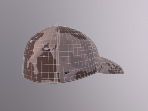 cap - como desert 3D Model