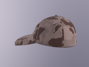 cap - como desert 3D Model