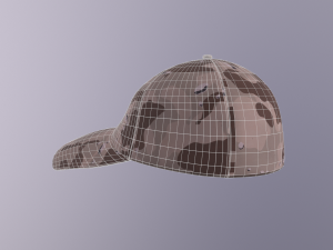 cap - como desert 3D Model