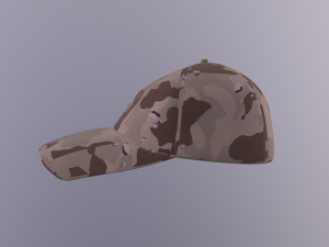 cap - como desert 3D Model
