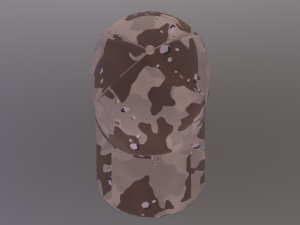 cap - como desert 3D Model
