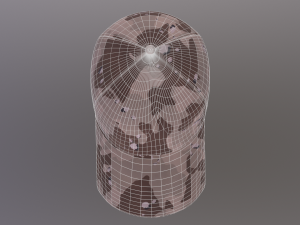 cap - como desert 3D Model