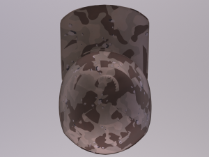cap - como desert 3D Model