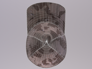 cap - como desert 3D Model