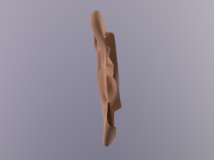 human ear 3D मॉडल