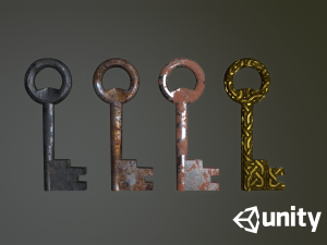 old keys 3D Model