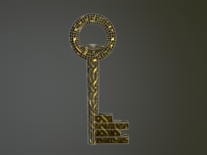 old keys 3Dモデル