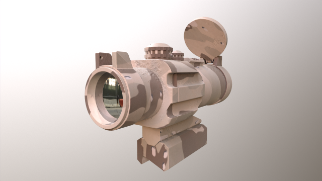 Scope x2 Model 3D .c4d .max .obj .3ds .fbx .stl .blend 