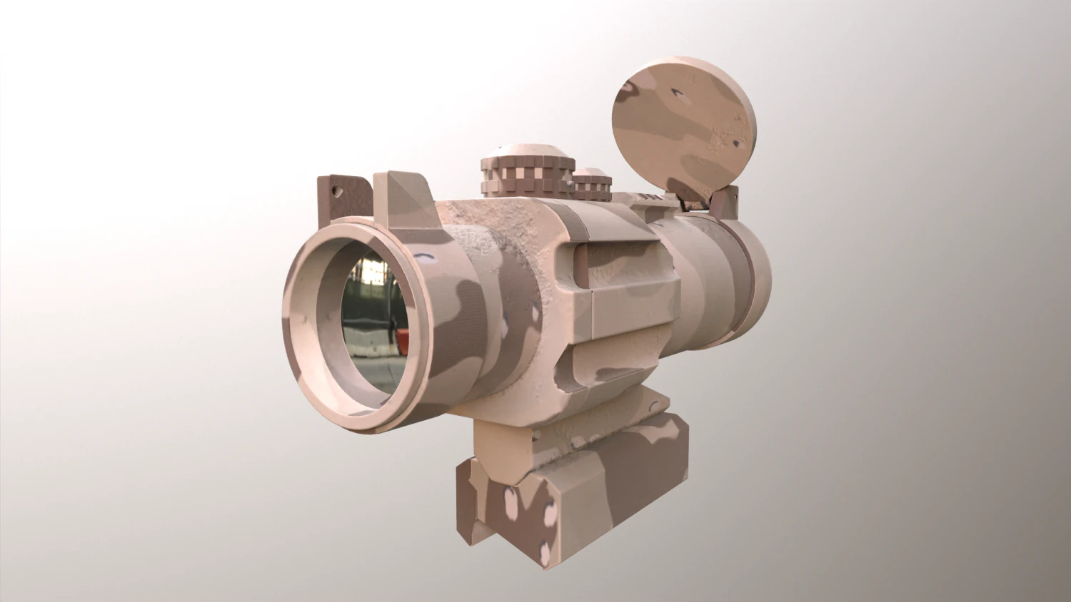 Scope x2 3D Model .c4d .max .obj .3ds .fbx .stl .blend 