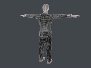 old classic man rigged low poly 3Dモデル