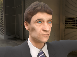 old classic man rigged low poly 3Dモデル